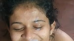 Girlfriend facial cum receiving from horny boyfriend