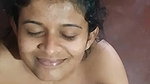Girlfriend facial cum receiving from horny boyfriend