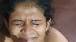 Girlfriend facial cum receiving from horny boyfriend