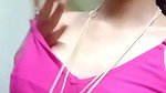 South Indian wife removing bra and showing sexy boobs