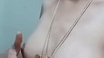South Indian wife removing bra and showing sexy boobs