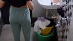 Neighbor girl boobs show before bathing