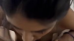 Chennai Tamil Girl VIP sucking small cock and cum on her boobs