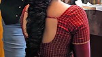 Actress Gayathri Rema tight boobs waist show in blouse and jeans
