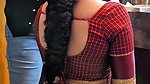 Actress Gayathri Rema tight boobs waist show in blouse and jeans