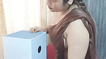 Awesome milf without blouse topless show in saree