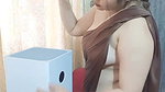 Awesome milf without blouse topless show in saree