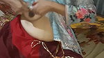 Bengali MILF boobs show to lover before sex