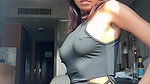 RITU STRIP HER PANTIES AND SEXY IN BODYCON DRESS