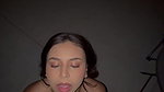 Taliya and gustavo blowjob and gets cumshot on her boobs