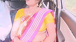 Desi saree maid car outdoor sex. Telugu dirty talks.