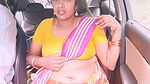 Indian maid car sex Telugu dirty talks.