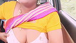 Indian maid car sex Telugu dirty talks.
