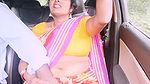 Jungle car sex with indian maid. Telugu dirty talks.
