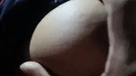 Husband pressing wife boob before sex at home