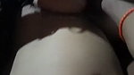 Husband pressing wife boob before sex at home
