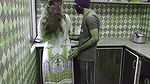 Indian Desi Aunty kitchen mai kam kr rahi thi pati ny a k Gand pakar li aur Bohat Chudai ki Gand phar d Hindi Audio Xxxxx Sex