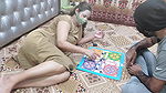 Indian Desi Step Sister were playing a game of Ludo, but in the end, it turned from Ludo into a Doggystyle Sexgame."