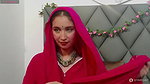 Beautiful Bhabhi In red Saree Looking stunning