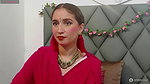 Beautiful Bhabhi In red Saree Looking stunning