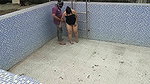 Bhabi Fucking Pool Trainer at empty pool