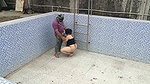 Bhabi Fucking Pool Trainer at empty pool