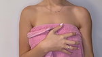 CUTE Nude after shower towel drop Sexy DIVA