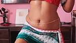 Horny pinki tiwari huge cleavage hot navel show sensual photoshoot