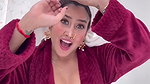 NAUGHTY HOTTIE SOFIA ANSARI SEDUCTIVE OPEN DEEP CLEAVAGE EXPOSE