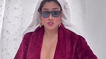NAUGHTY HOTTIE SOFIA ANSARI SEDUCTIVE OPEN DEEP CLEAVAGE EXPOSE