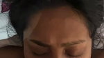 Huge facial cum upon mouth watery blowjob by wife
