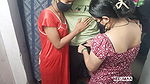 Indian Desi Jeeja Sali And Wife Threesome Video. Indian Threesome Video.