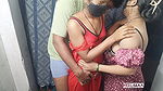 Indian Desi Jeeja Sali And Wife Threesome Video. Indian Threesome Video.