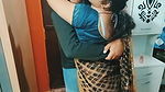 Beautiful Indian bhabhi having romance.
