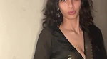 cute busty dei girl hot in black saree