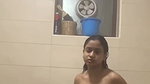 Horny girlfriend taking bath fingering pussy for bf in bathroom and others clips