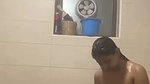 Horny girlfriend taking bath fingering pussy for bf in bathroom and others clips