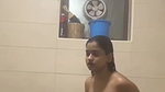 Horny girlfriend taking bath fingering pussy for bf in bathroom and others clips