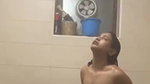 Horny girlfriend taking bath fingering pussy for bf in bathroom and others clips