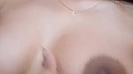 Desi girlfriend pressing her boobs