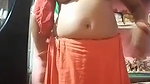 Bhabhi in village stripping saree and nude show