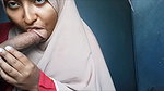 Hijabi girl sucking and ass fucking with lover