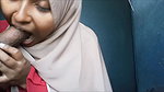 Hijabi girl sucking and ass fucking with lover