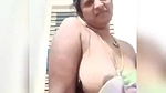 Mature aunty in video call
