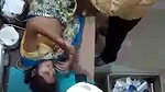 Doctor fingering to patient