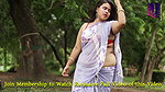 Horny booby bristi hot cleavage and navel show outdoor photoshoot