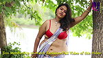 Horny booby bristi hot cleavage and navel show outdoor photoshoot