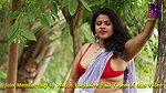 Horny booby bristi hot cleavage and navel show outdoor photoshoot