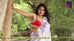 Horny booby bristi hot cleavage and navel show outdoor photoshoot