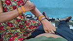 Indian pregnant bhabhi giving blowjob to her devar